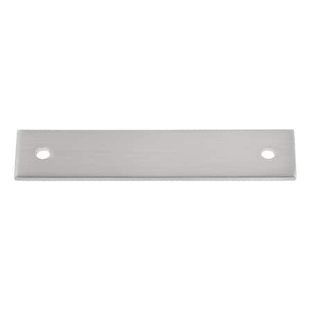 Gliderite Hardware 4-3/4 in. Satin Nickel Squared Back Plate 3-3/4 in. Center to Center - 5342-96-SN 5342-96-SN-1